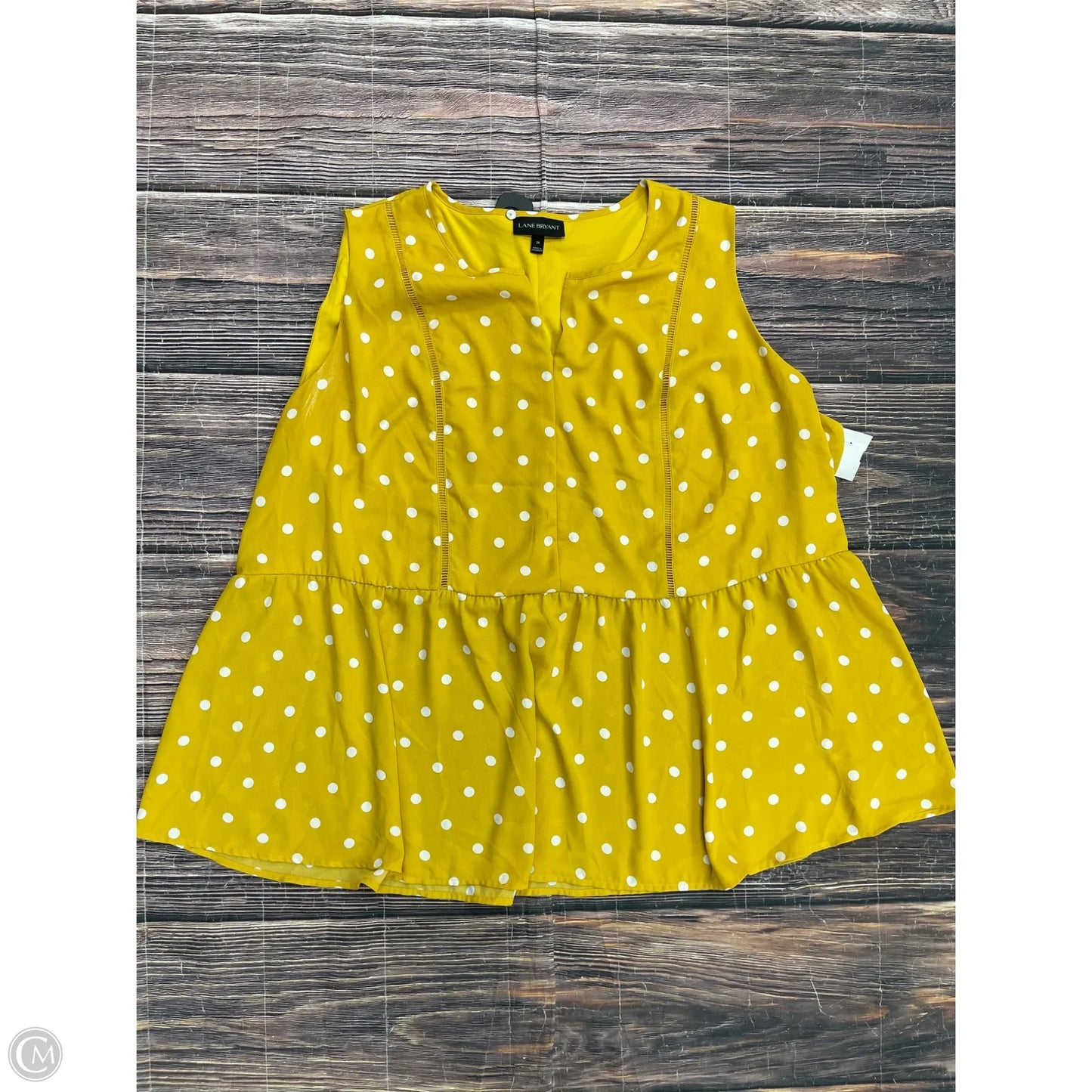 Tank Top By Lane Bryant In Yellow, Size: 3x