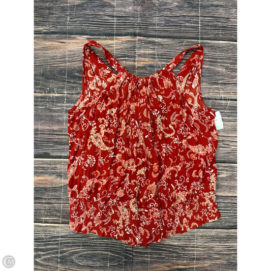 Tank Top By Maurices In Red, Size: 1x