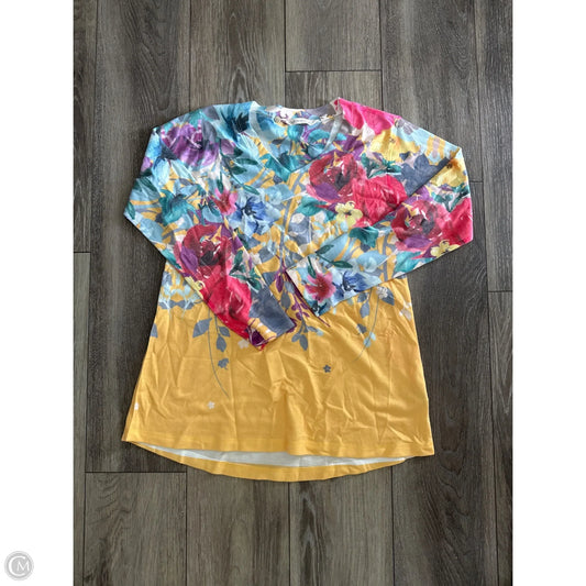 Top Long Sleeve By Soft Surroundings In Yellow, Size: S