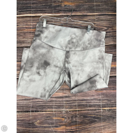 Athletic Leggings By Nike In Grey, Size: 1x
