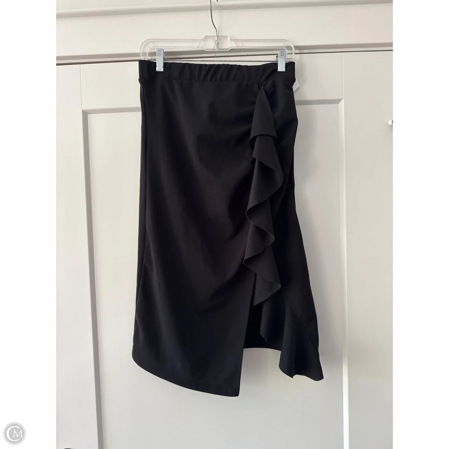 Skirt Midi By Haute Monde In Black, Size: L