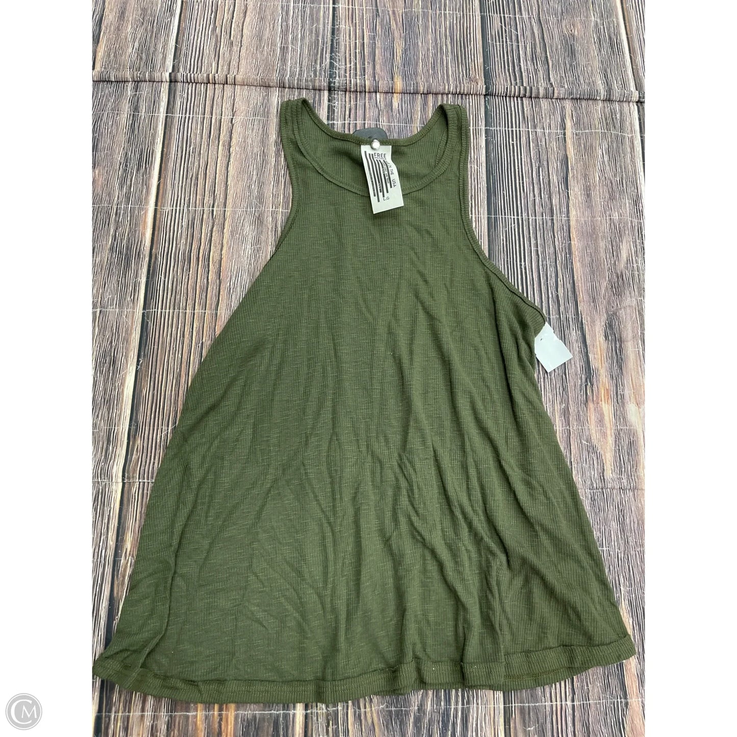 Tank Top By Free People In Green, Size: L