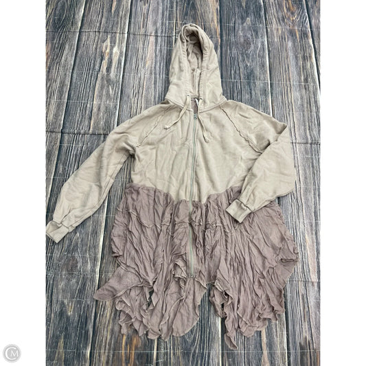 Sweatshirt Hoodie By Free People In Brown, Size: Xs