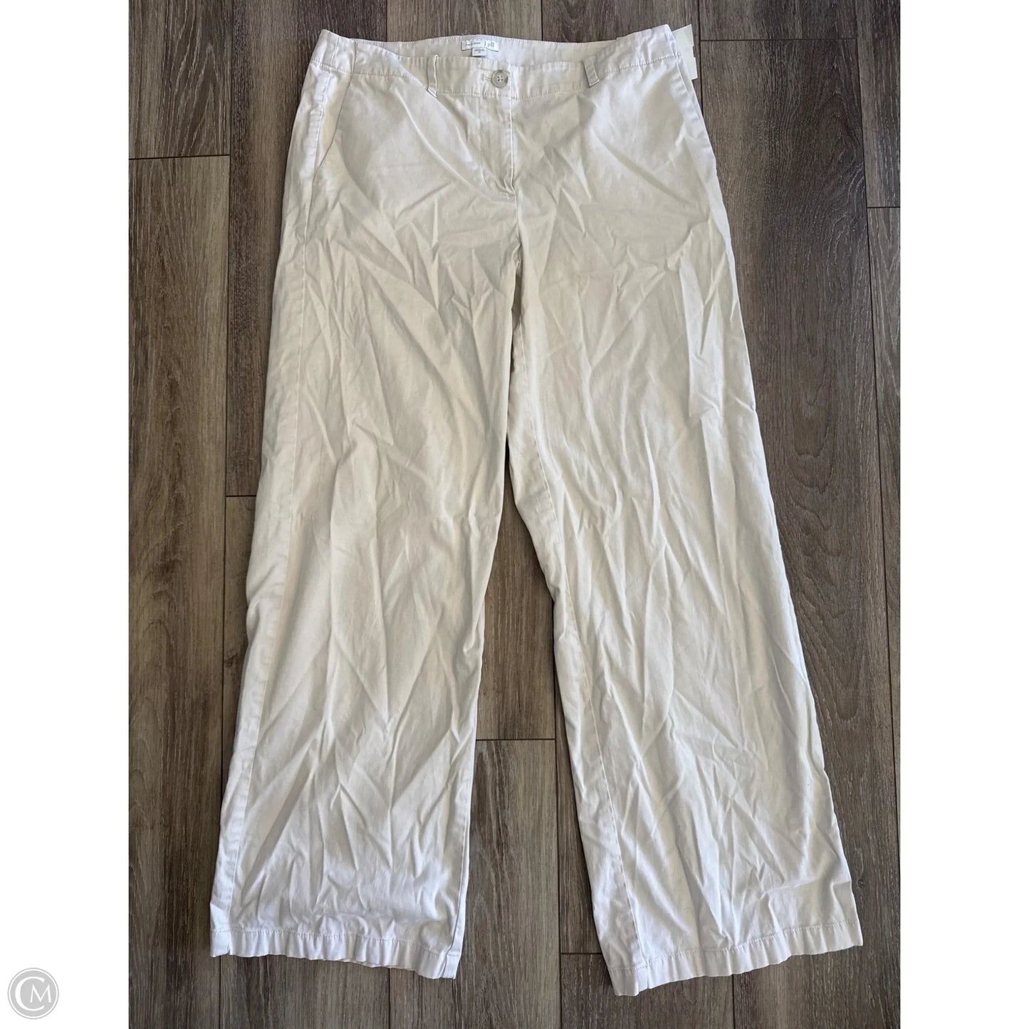 Pants Wide Leg By J. Jill In Cream, Size: 10