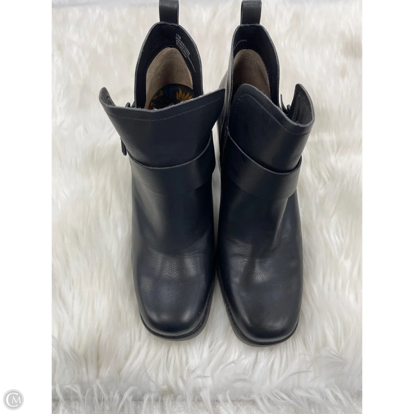 Boots Ankle Heels By Korks In Black, Size: 11