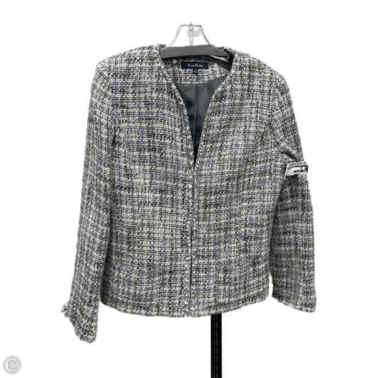 Blazer By Evan-picone In Grey, Size: L