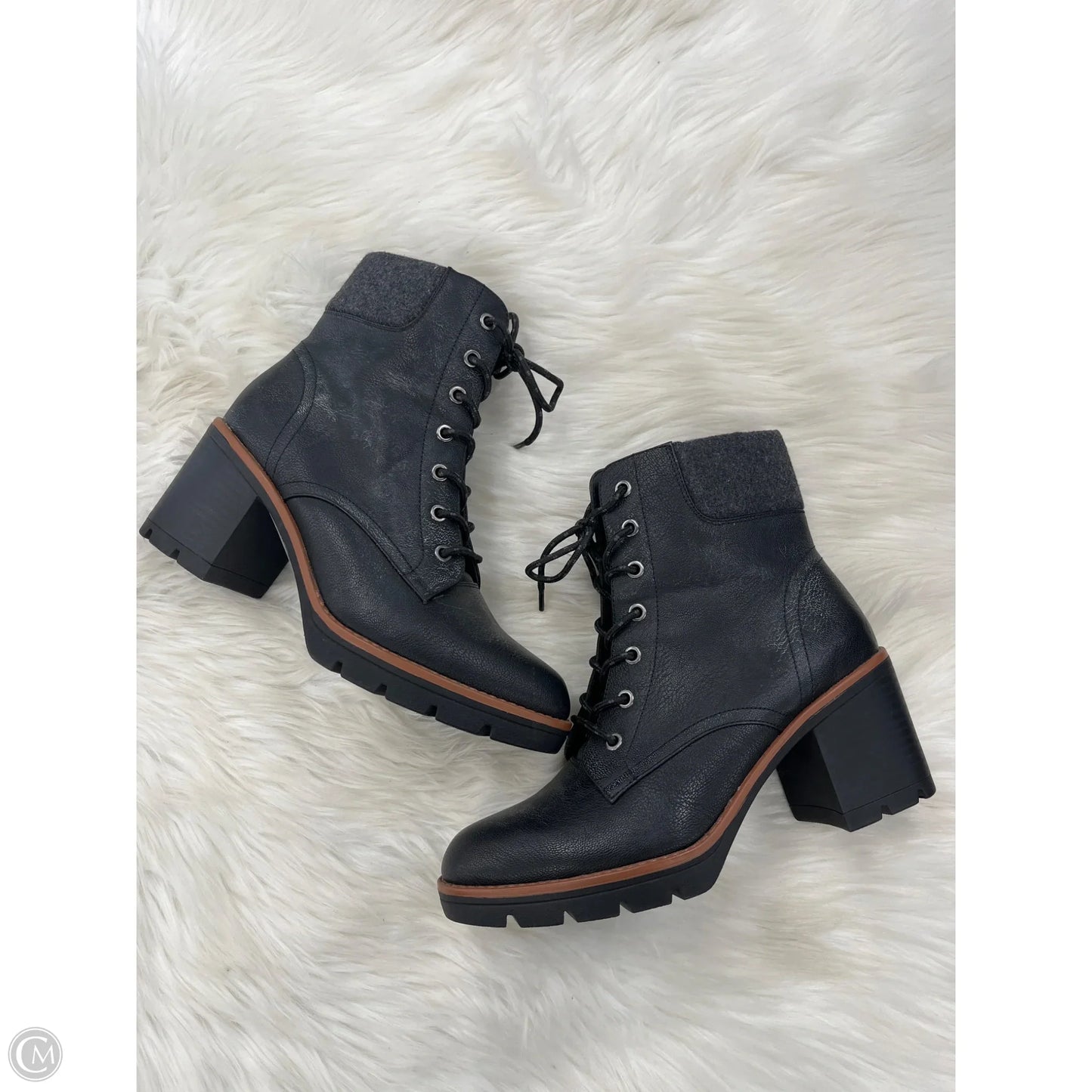 Boots Ankle Heels By Naturalizer In Black, Size: 9.5