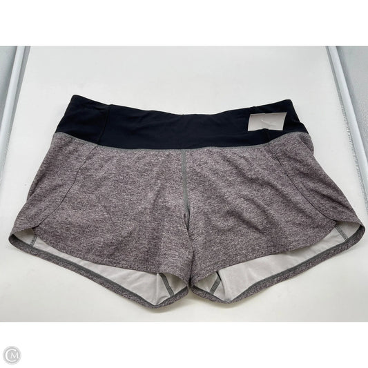 Athletic Shorts By Lululemon In Grey, Size: 8