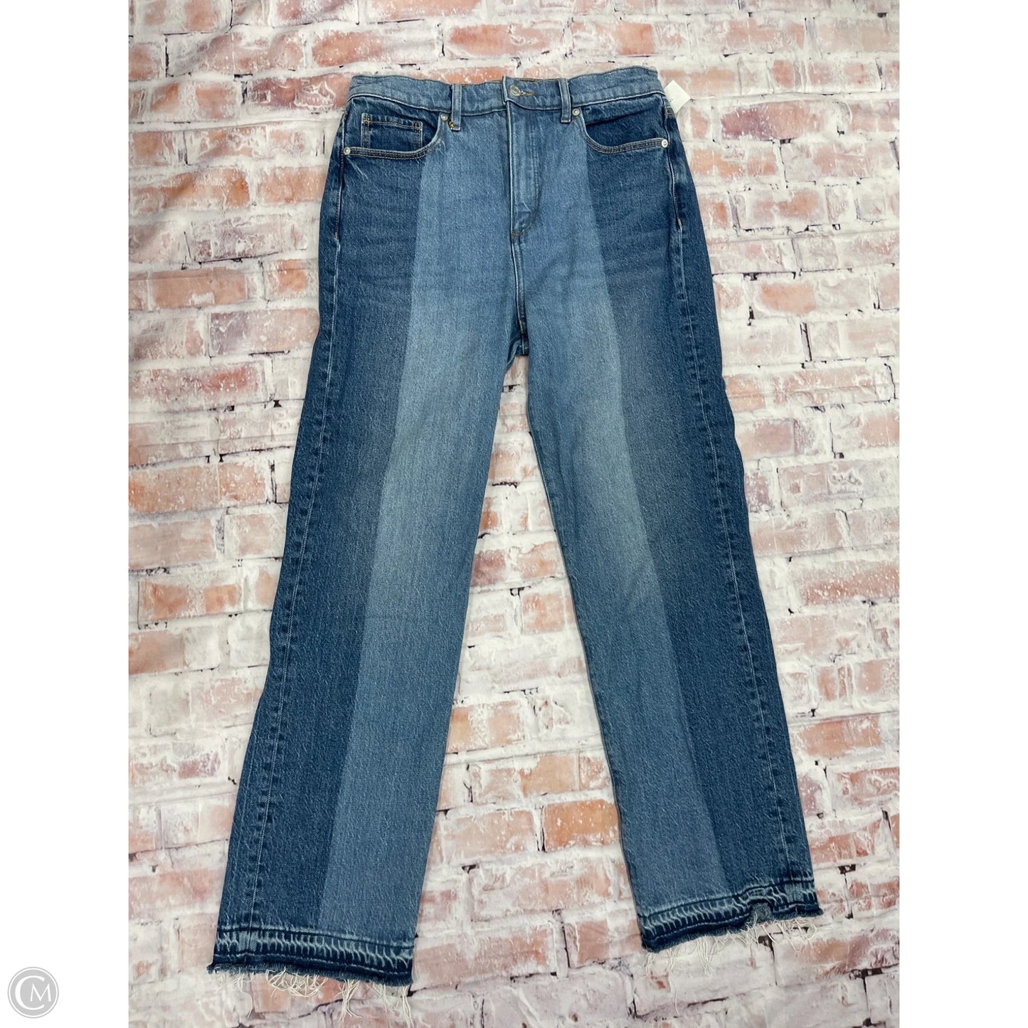Jeans Straight By Loft In Blue Denim, Size: 6