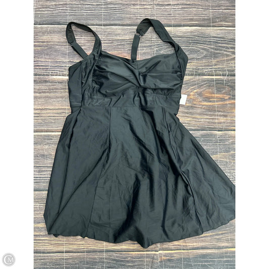 Swimsuit By Clothes Mentor In Black, Size: 1x