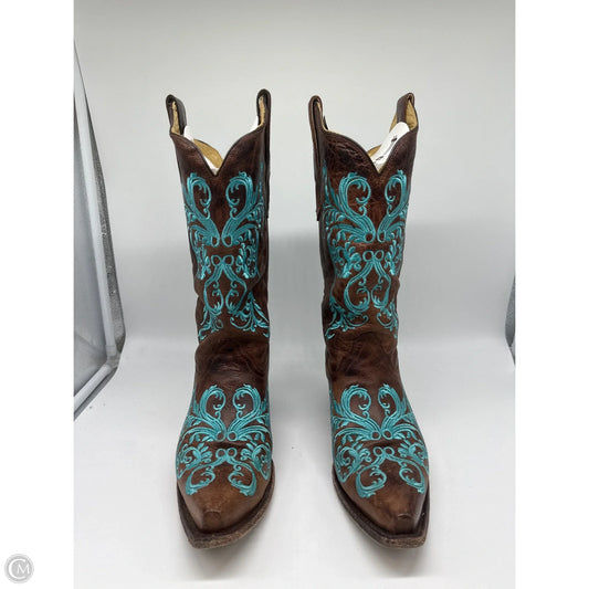Boots Western By Corral In Brown, Size: 8.5