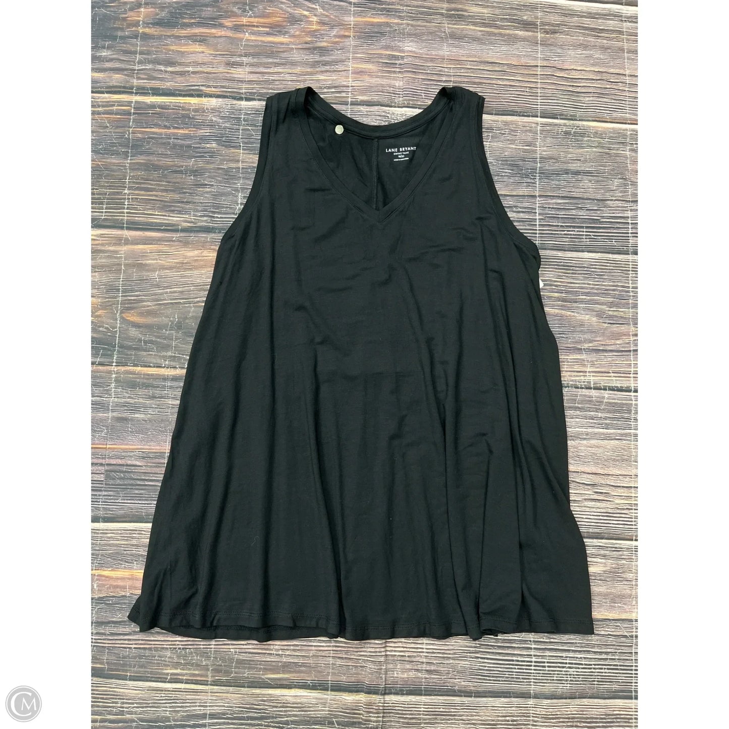 Tank Top By Lane Bryant In Black, Size: 1x