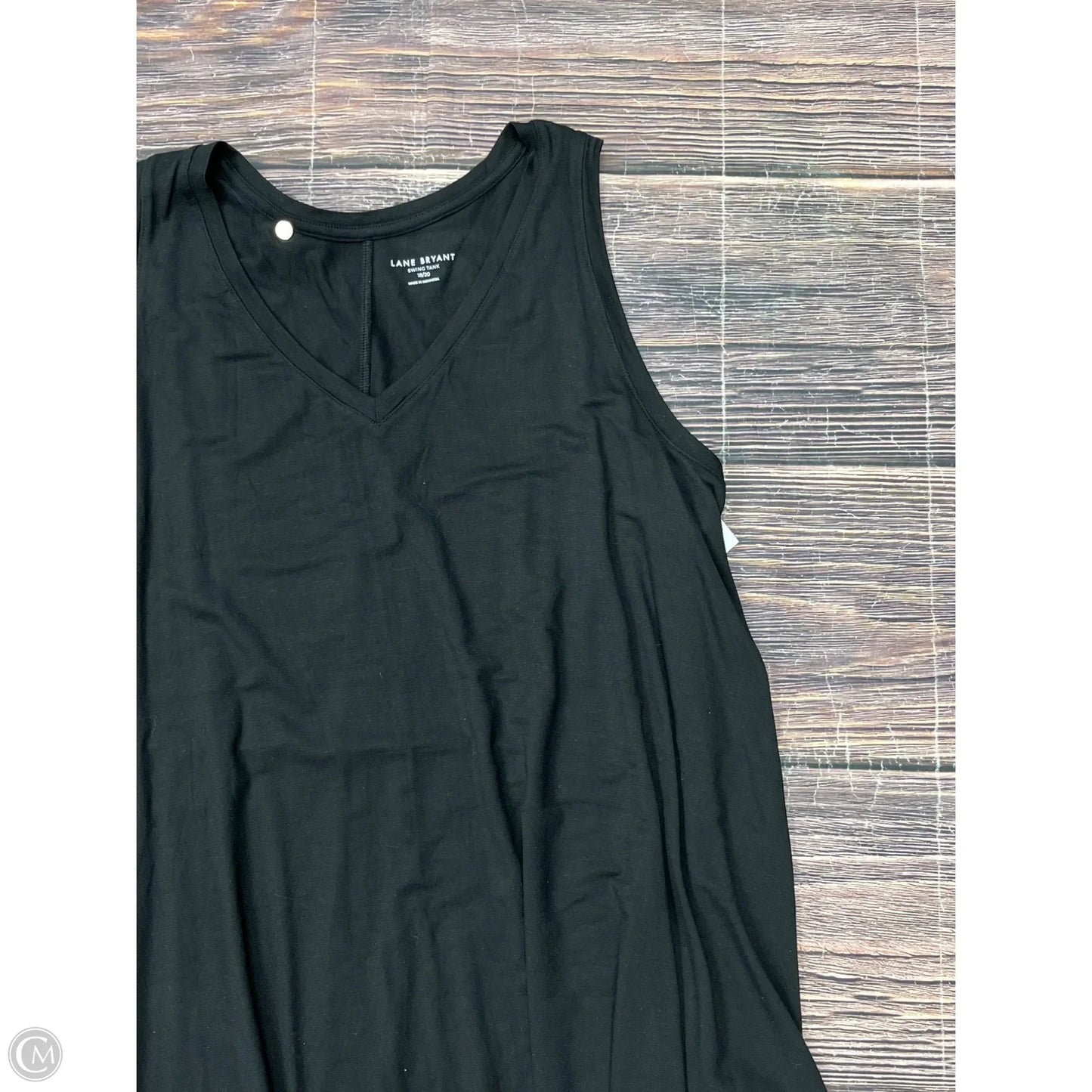 Tank Top By Lane Bryant In Black, Size: 1x
