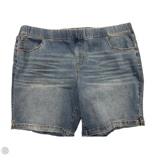 Shorts By Terra & Sky In Blue Denim, Size: 3x