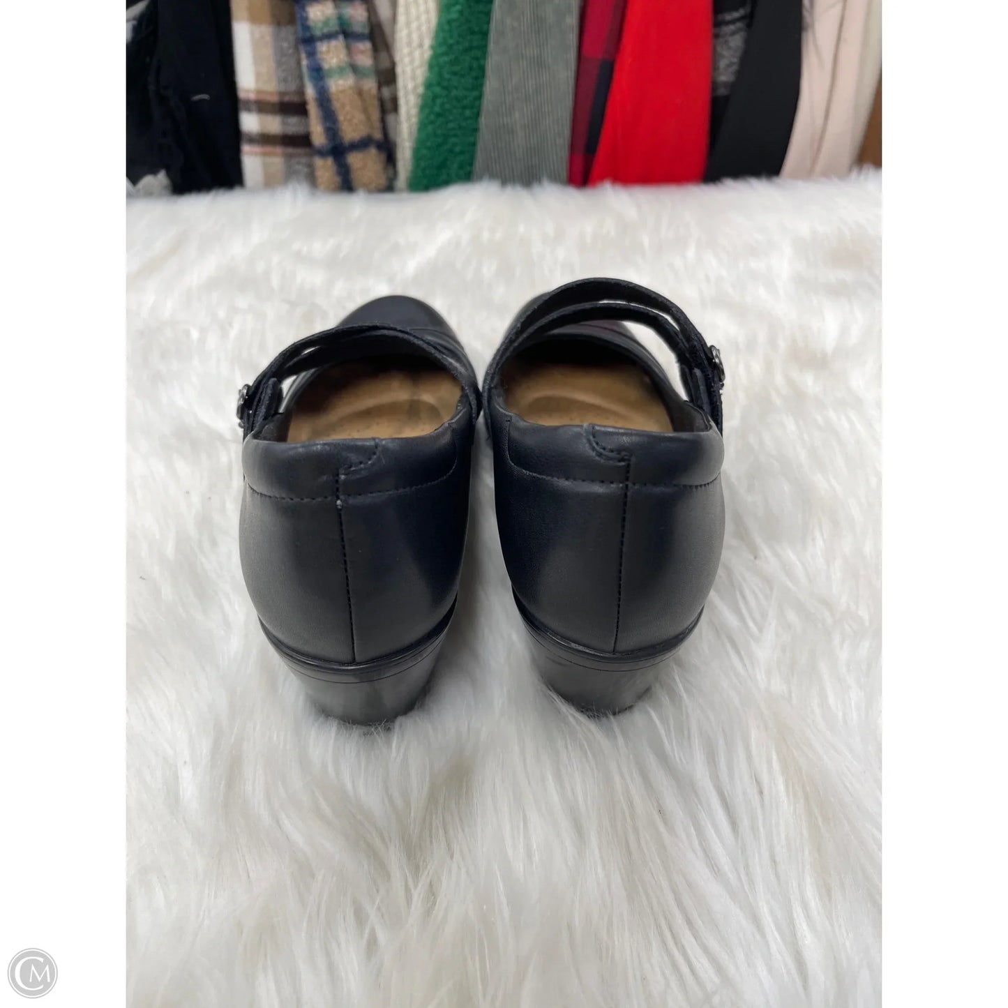 Shoes Heels Block By Clarks In Black, Size: 10