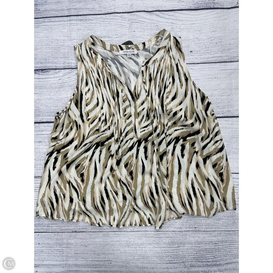 Top Sleeveless By Rose And Olive In Tan, Size: 2x
