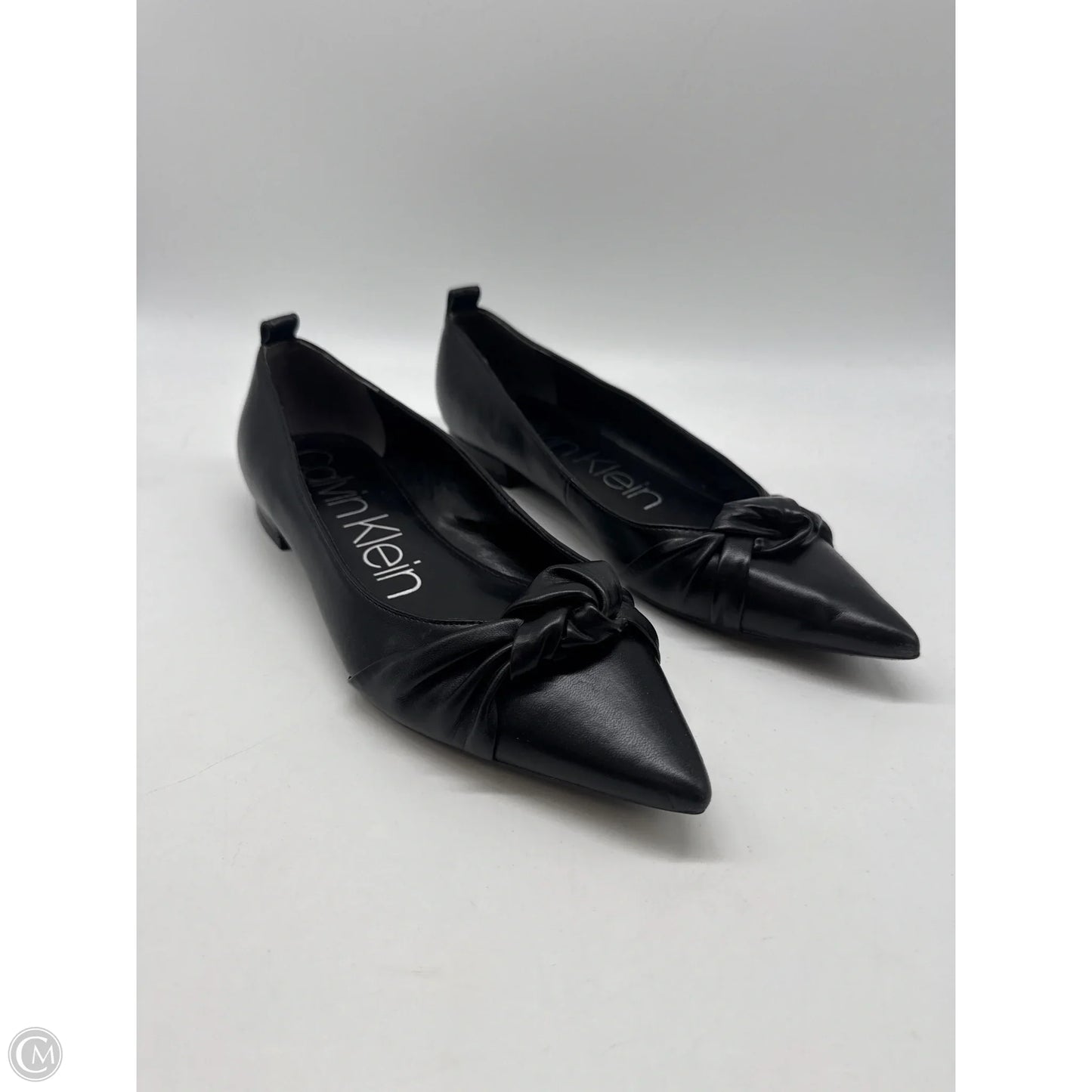 Shoes Flats By Calvin Klein In Black, Size: 7.5