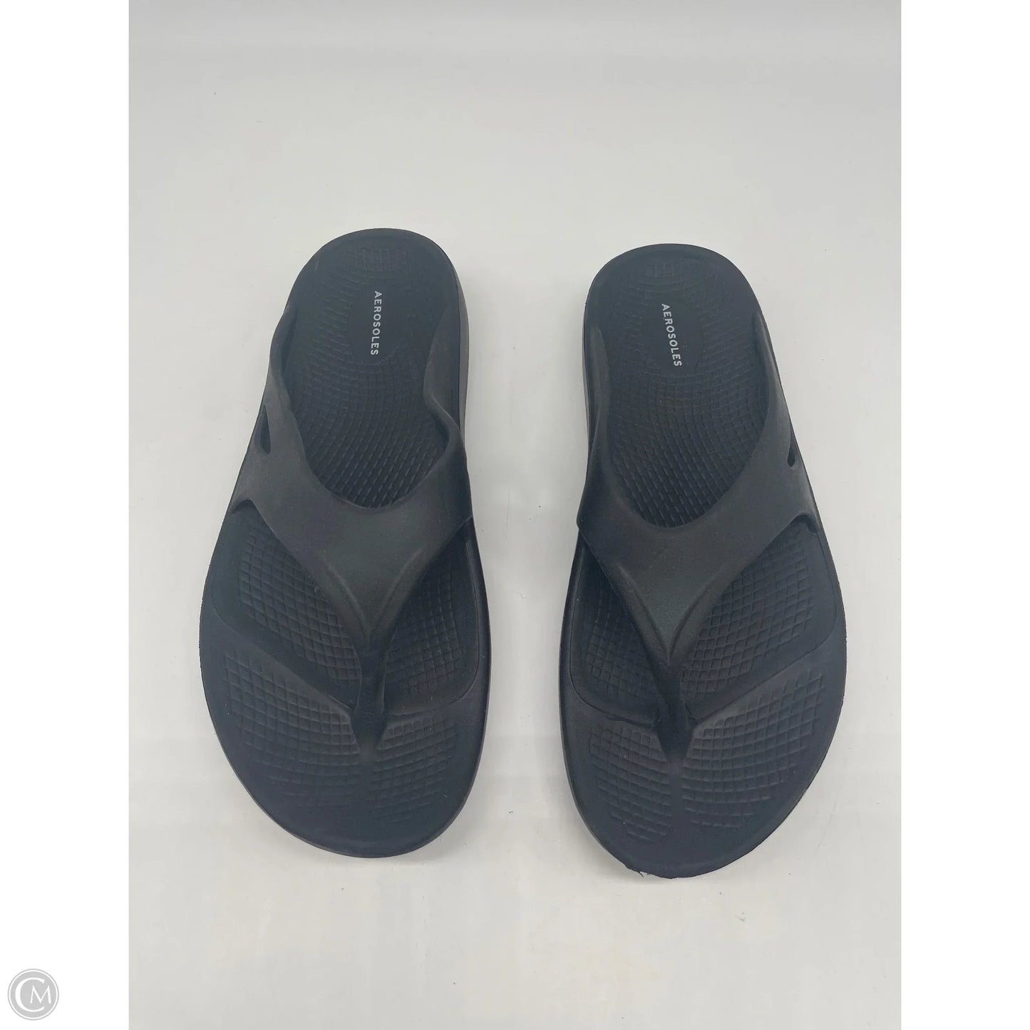Sandals Flip Flops By Aerosoles In Black, Size: 8