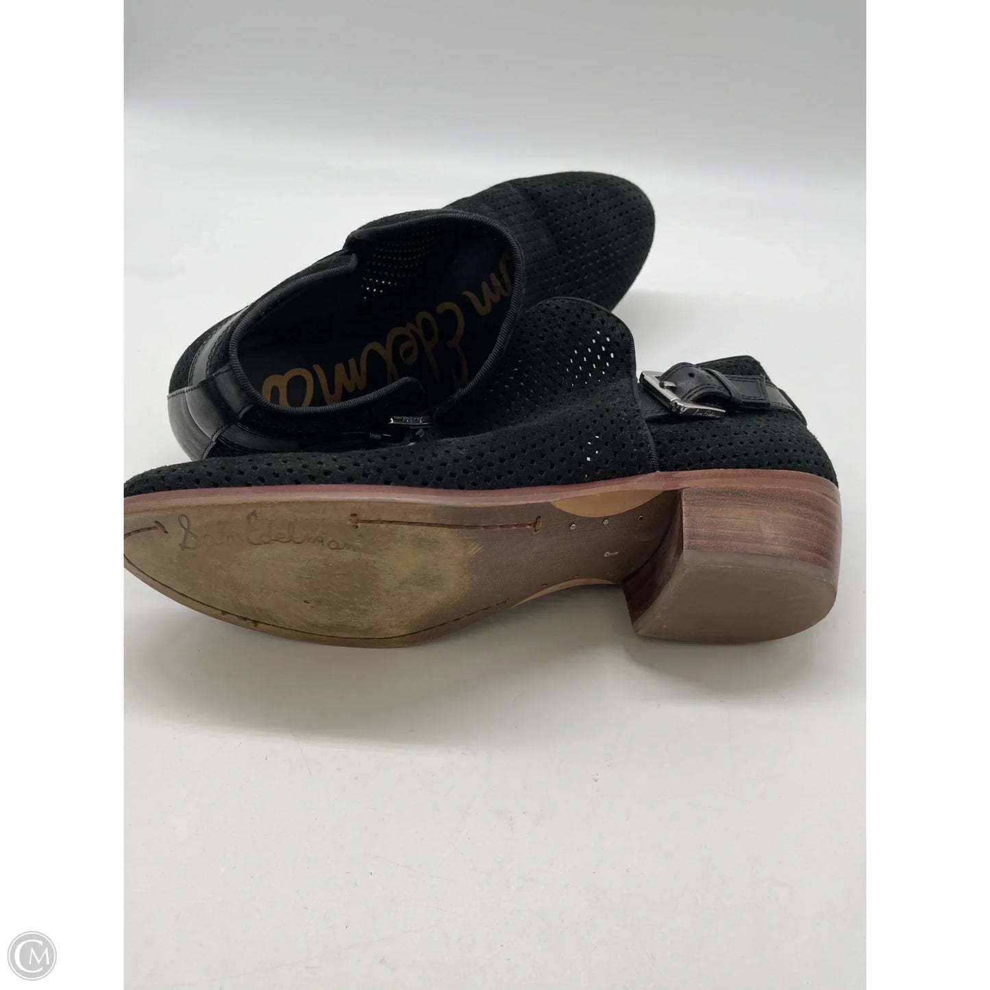 Boots Ankle Heels By Sam Edelman In Black, Size: 8