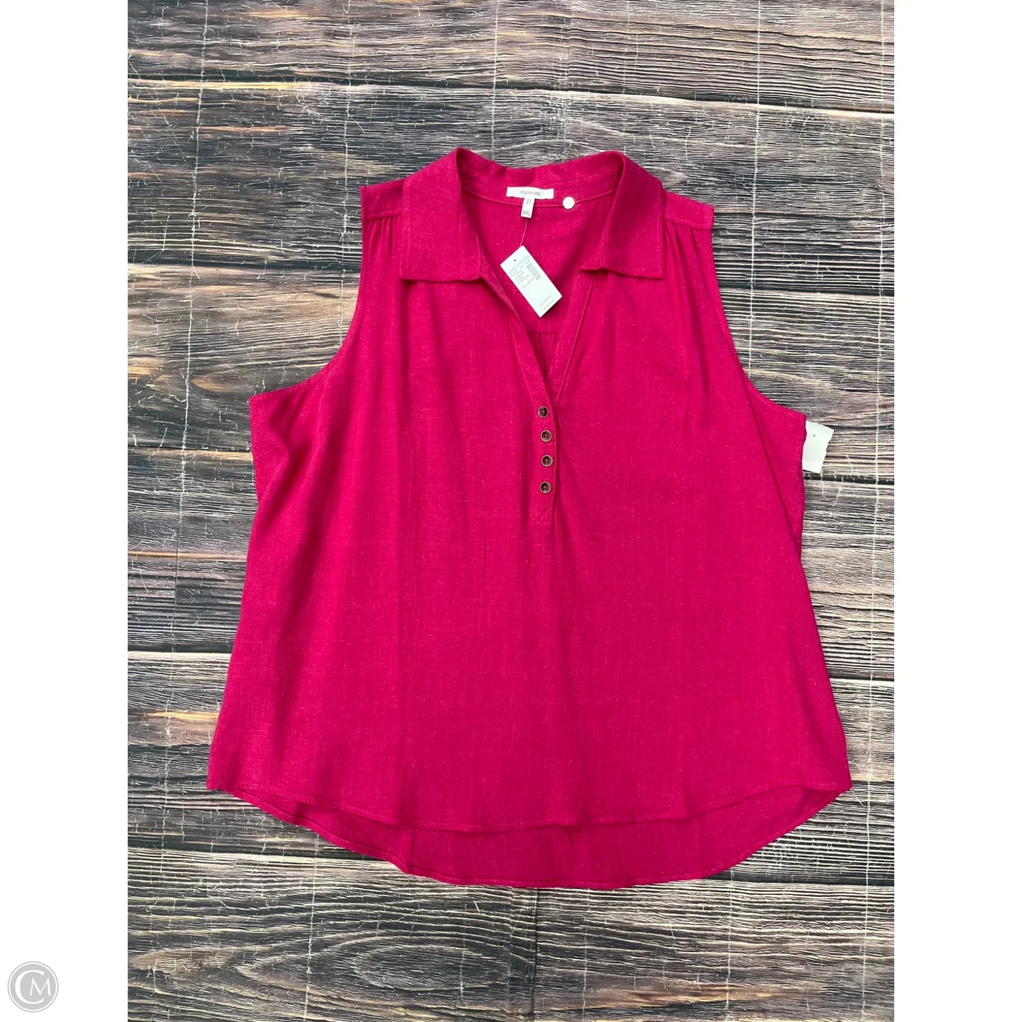 Tank Top By Maurices In Pink, Size: 1x