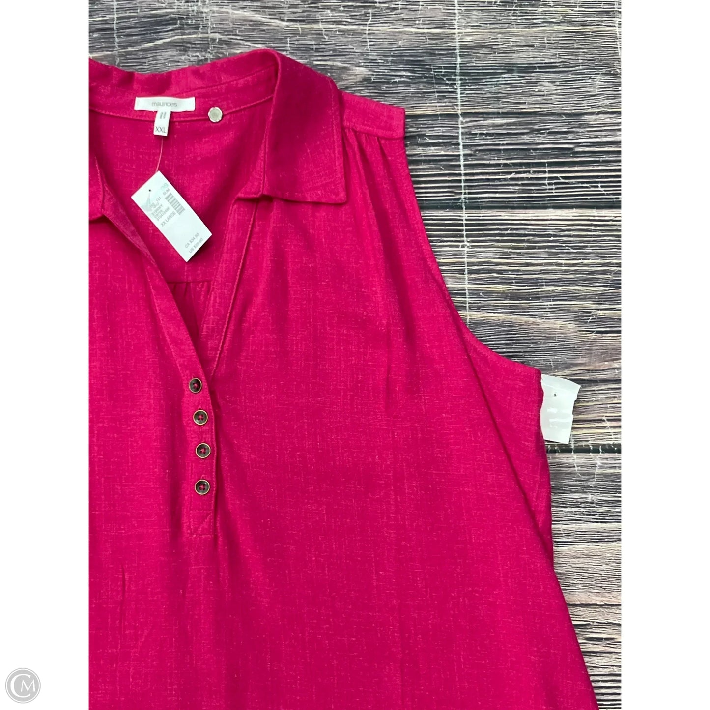 Tank Top By Maurices In Pink, Size: 1x