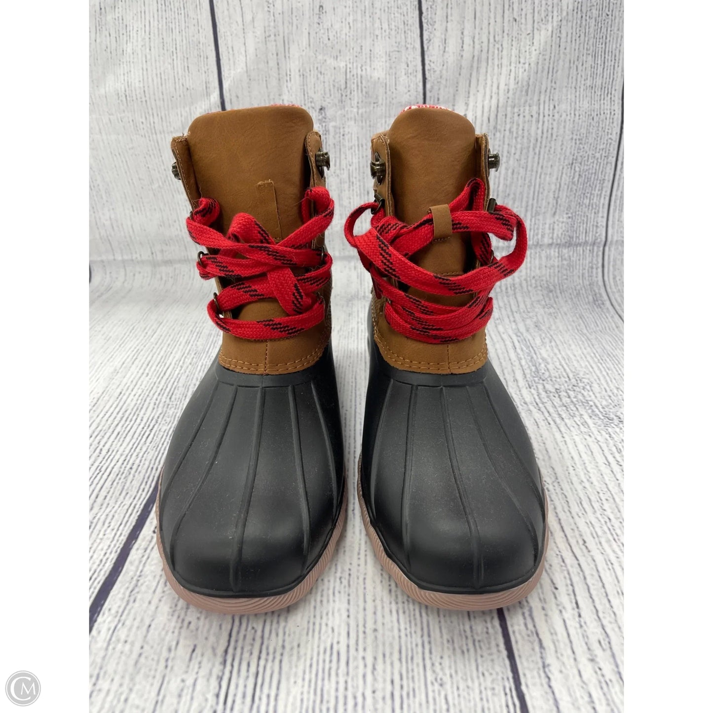 Boots Ankle Flats By Maurices In Brown, Size: 11