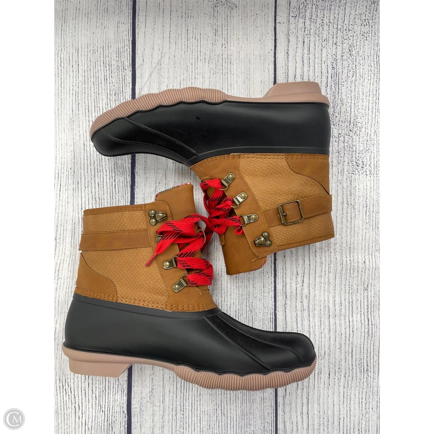 Boots Ankle Flats By Maurices In Brown, Size: 11