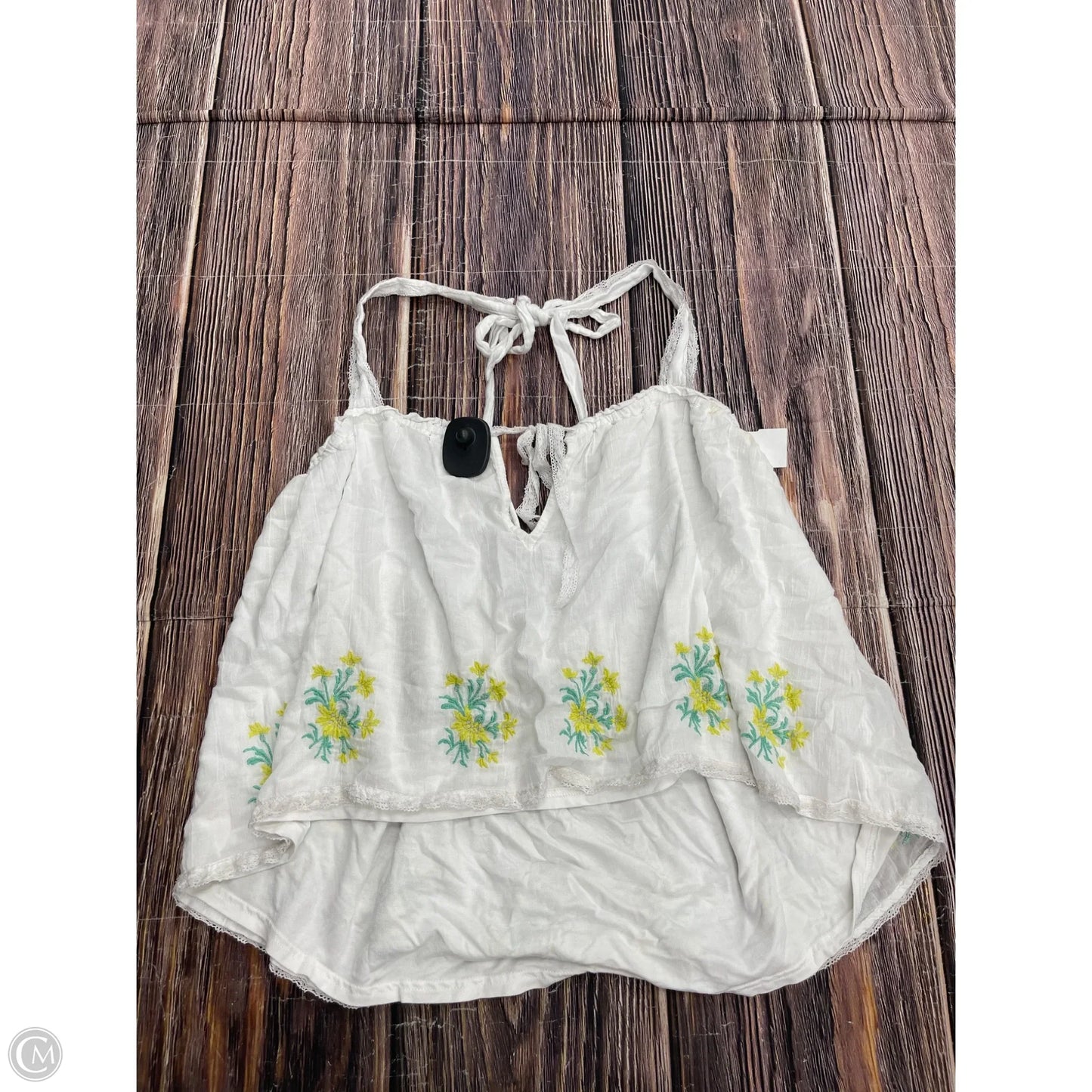 Tank Top By Free People In White, Size: L
