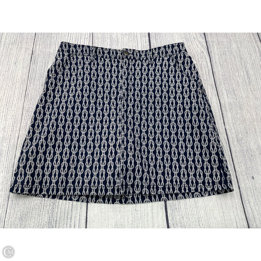 Skort By Croft And Barrow In Blue, Size: 10