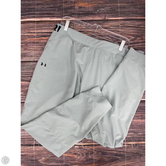Athletic Pants By Under Armour In Green, Size: Xl