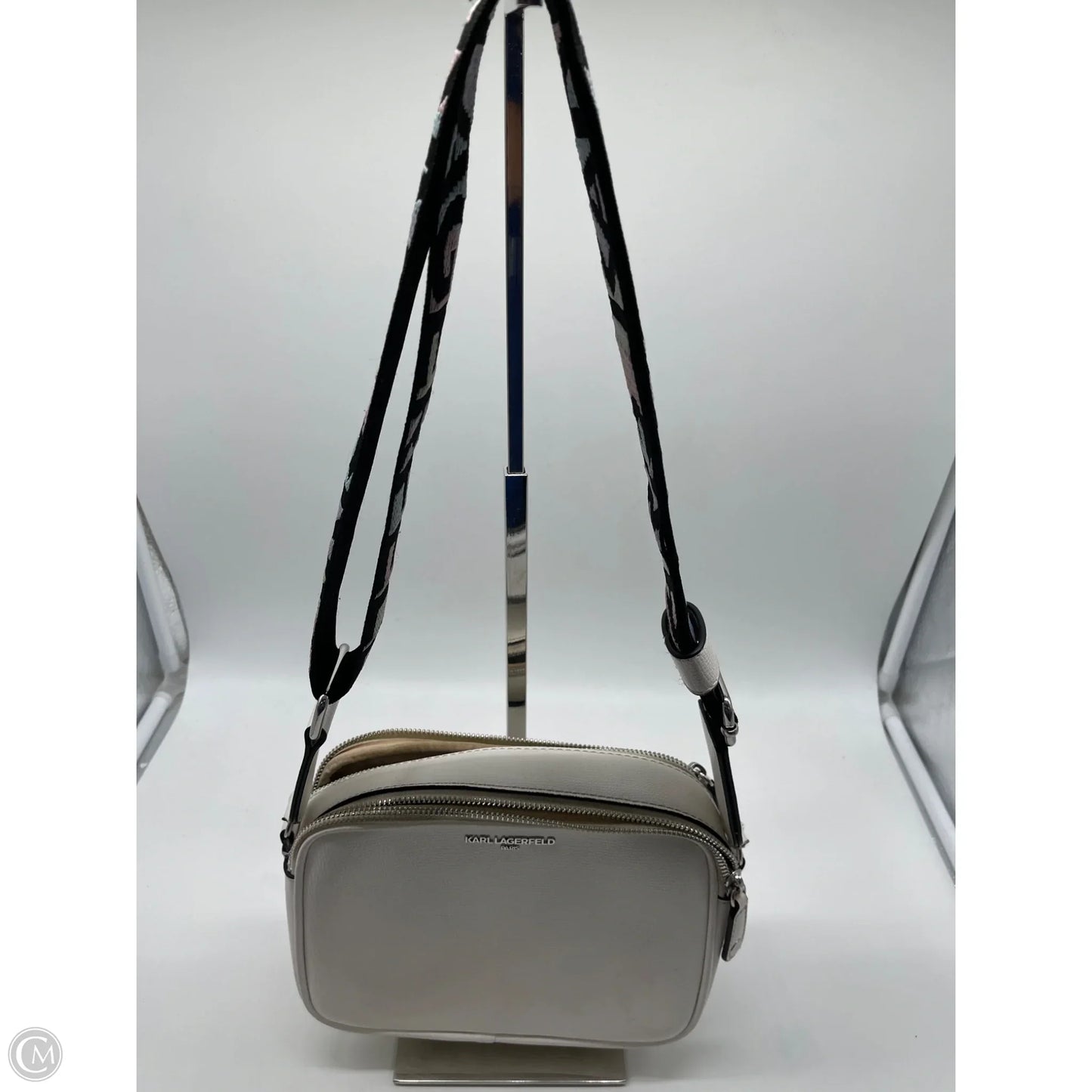 Crossbody Designer By Karl Lagerfeld, Size: Medium