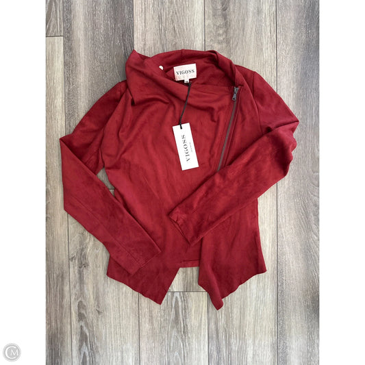 Jacket Moto By Vigoss In Red, Size: Xs