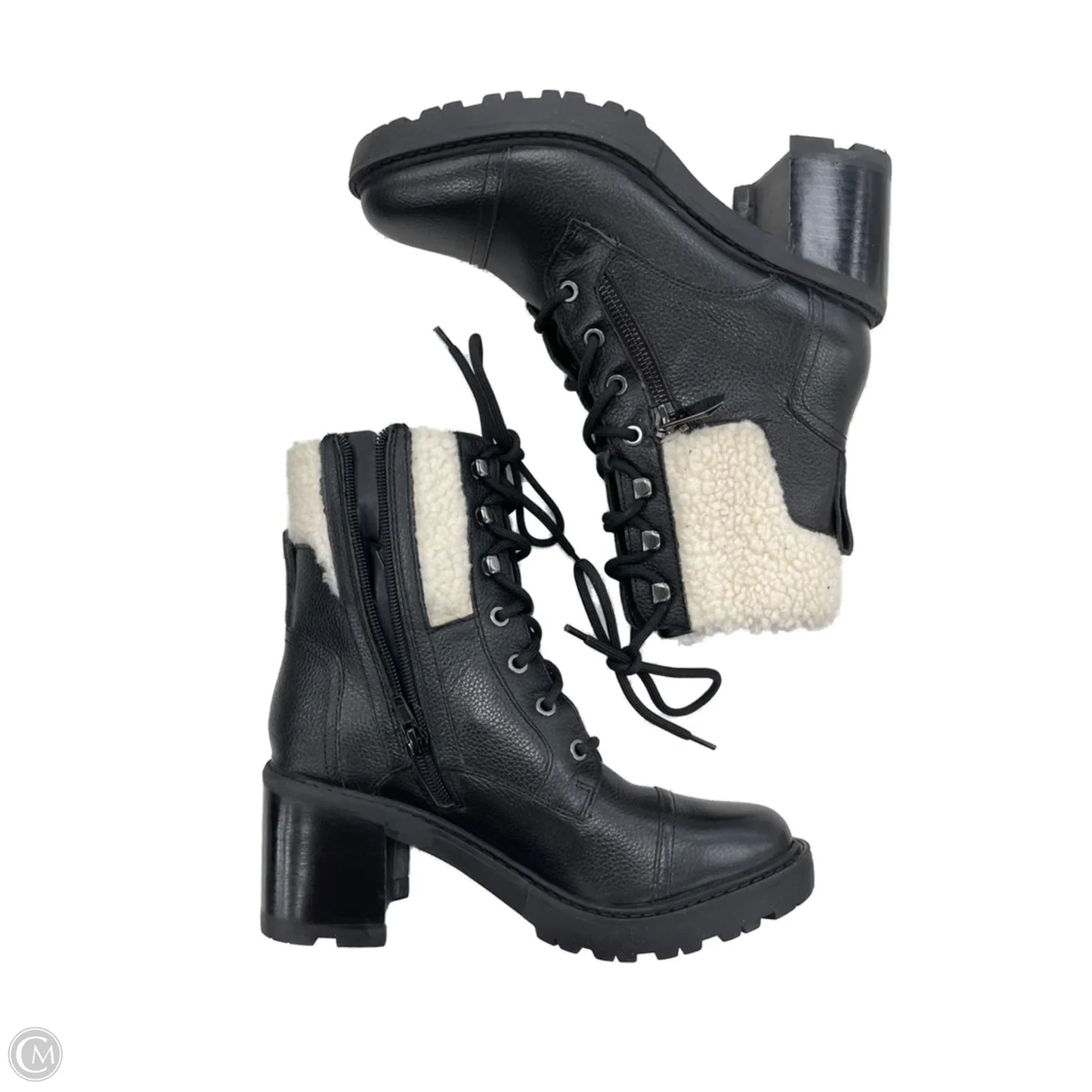 Boots Ankle Heels By Marc Fisher In Black, Size: 7.5