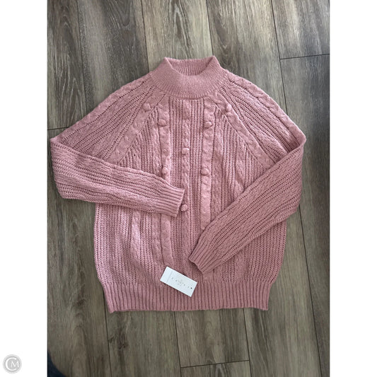 Sweater By Fever In Pink, Size: L