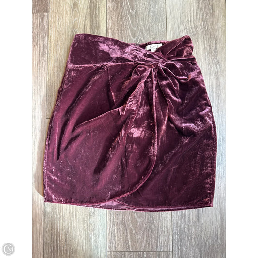 Skirt Mini & Short By Loft In Purple, Size: 2