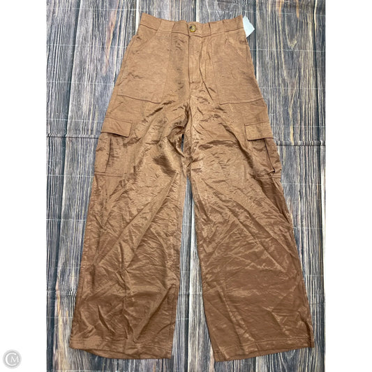 Pants Wide Leg By Papermoon In Brown, Size: M