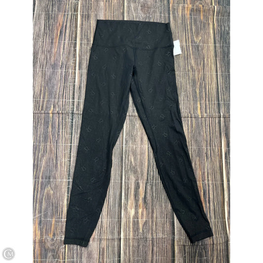 Athletic Leggings By Lululemon In Black, Size: 8