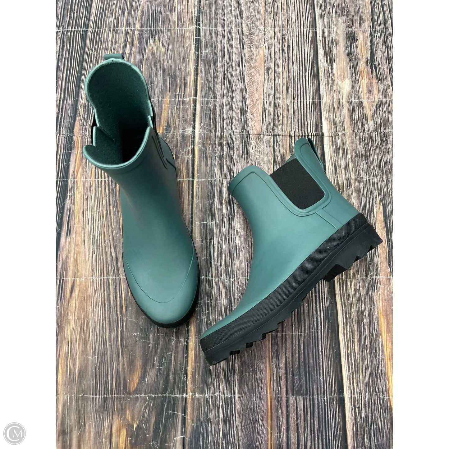 Boots Rain By J. Crew In Blue, Size: 9