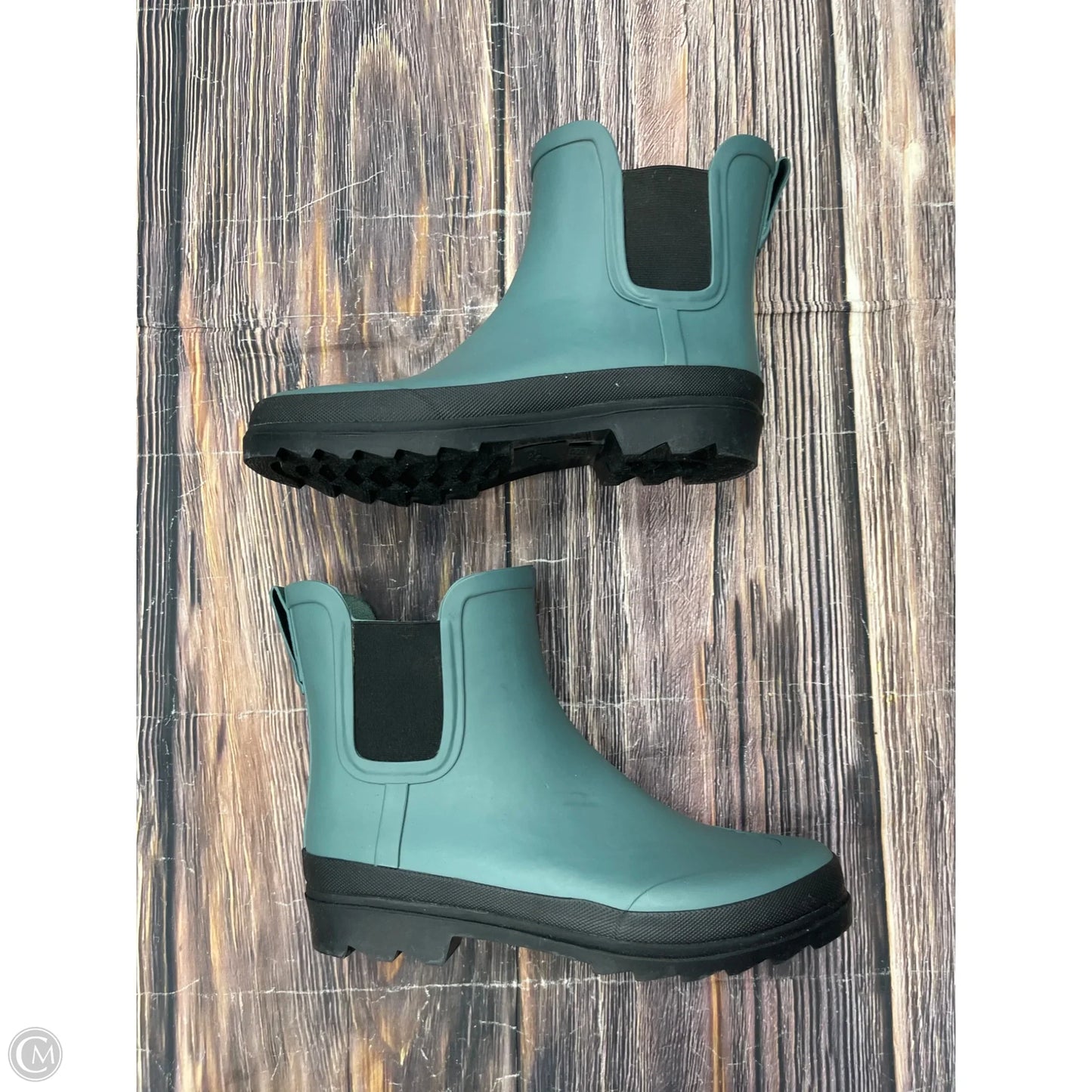 Boots Rain By J. Crew In Blue, Size: 9
