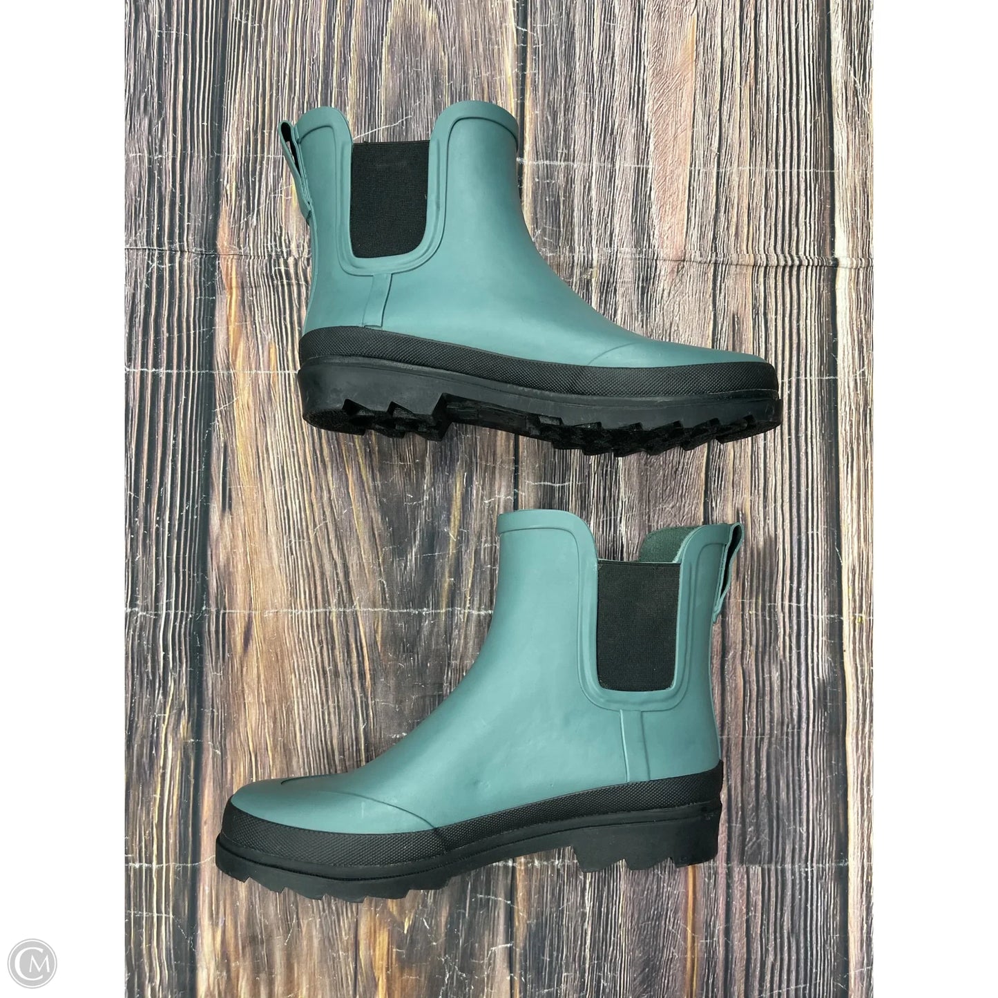 Boots Rain By J. Crew In Blue, Size: 9