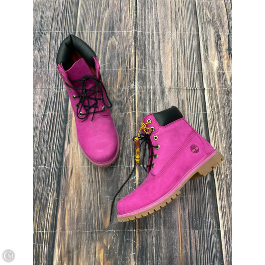 Boots Hiking By Timberland In Pink, Size: 9