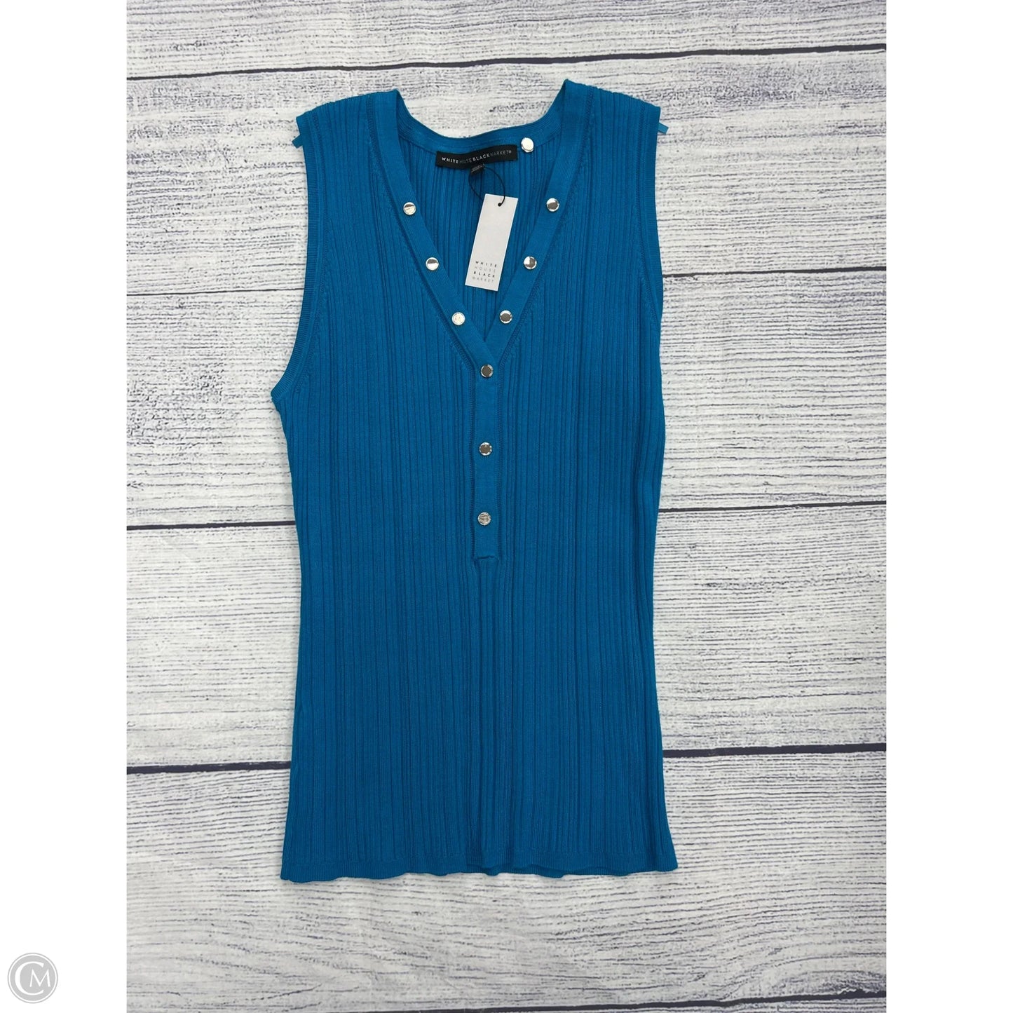 Tank Top By White House Black Market In Blue, Size: L