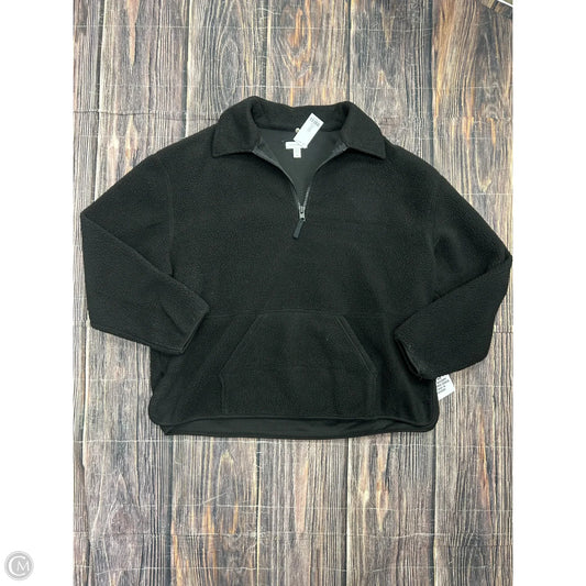 Sweatshirt Collar By Topshop In Black, Size: L