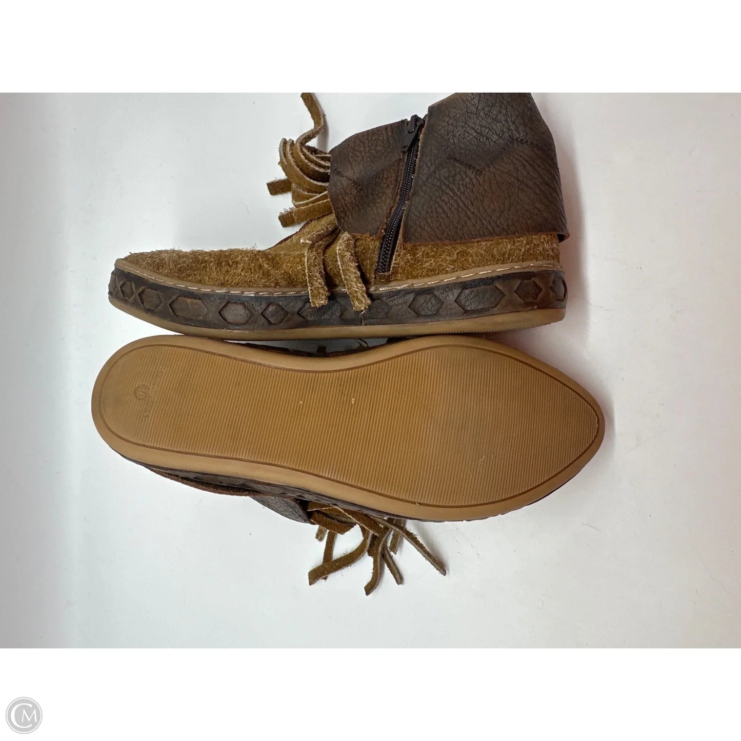Boots Ankle Flats By Free People In Tan, Size: 7.5