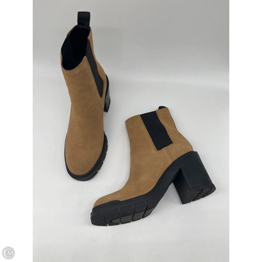 Boots Ankle Heels By Marc Fisher In Brown, Size: 7