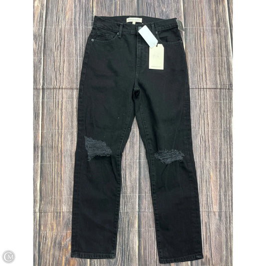 Jeans Boot Cut By Current/elliott In Black Denim, Size: 0