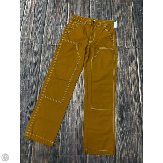 Jeans Straight By Bdg In Yellow Denim, Size: 4