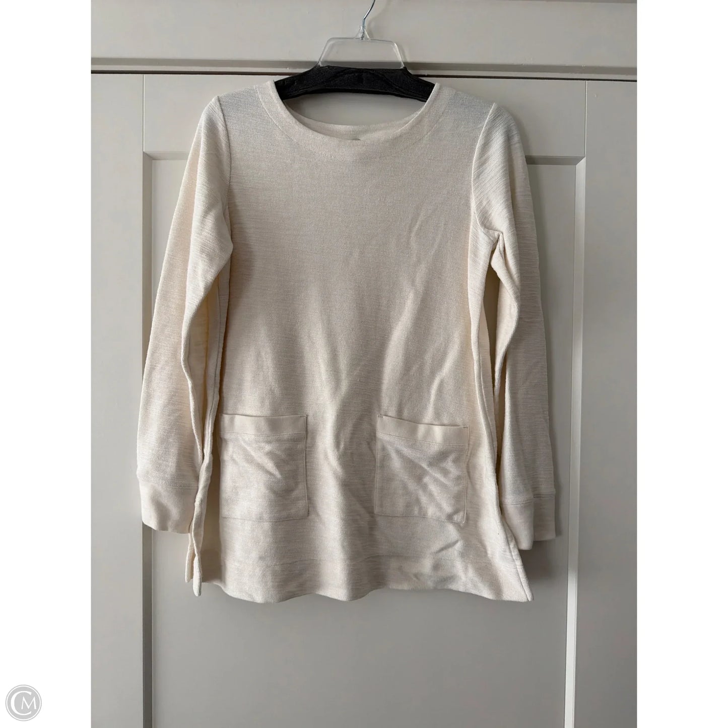 Top Long Sleeve By J. Jill In White, Size: Xs