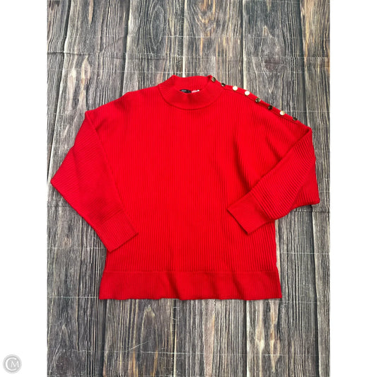Sweater By T Tahari In Red, Size: L