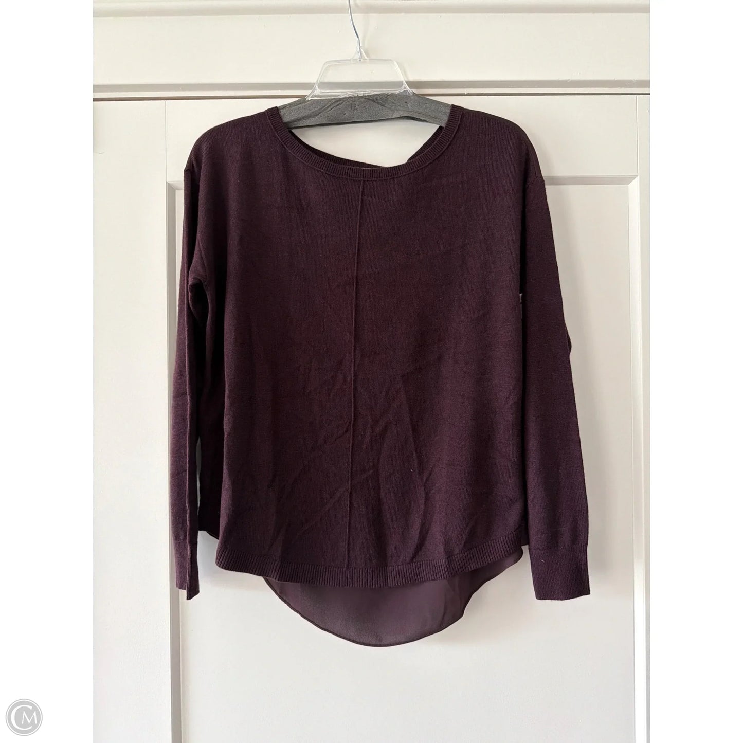 Top Long Sleeve By Loft In Purple, Size: Xs